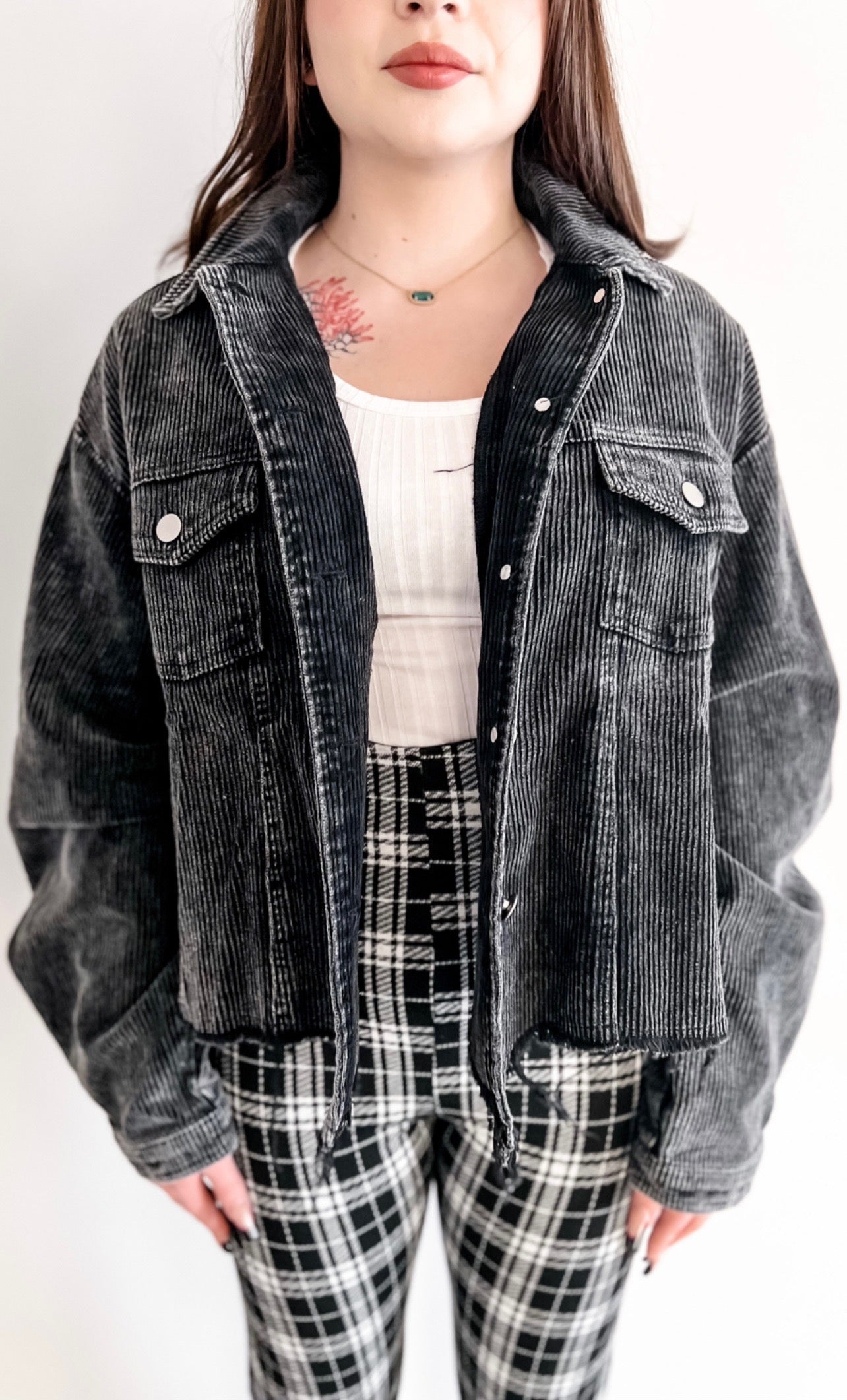 Corduroy Dreams Denim Jacket