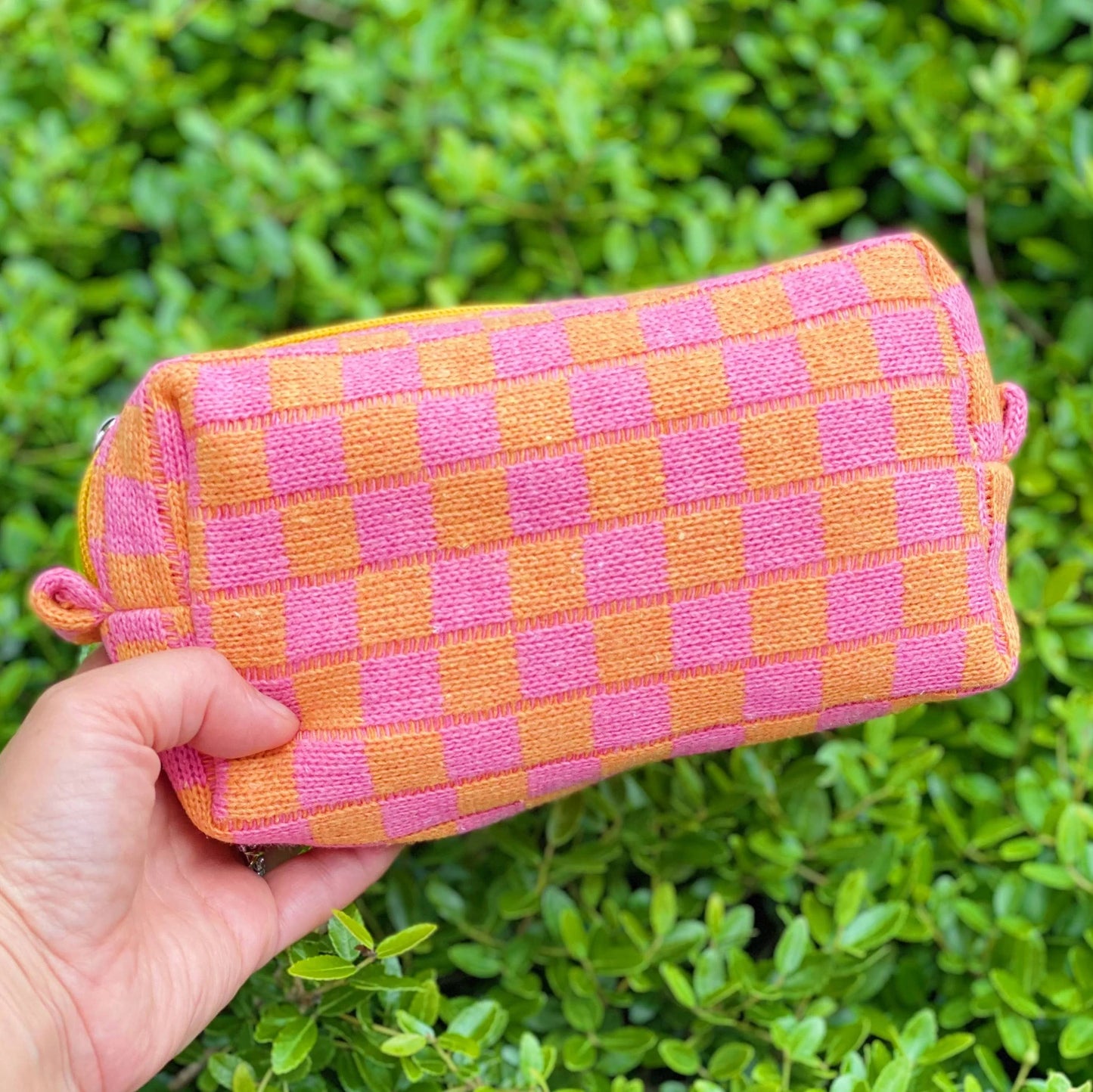 Check Yourself Cosmetic Bag (orange)