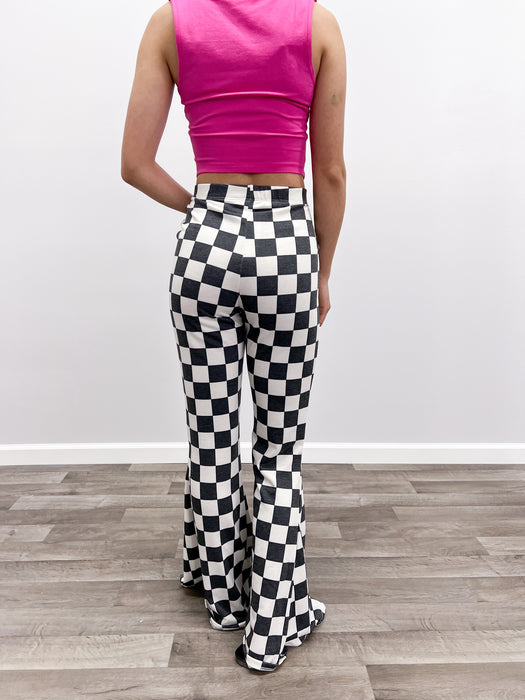 Checkmate Flared Pants