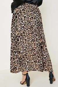 Go Wild Leopard Midi Skirt